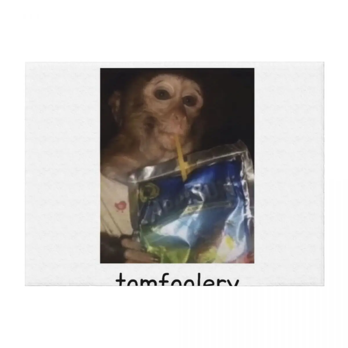 

Tomfoolery funny monkey Throw Blanket Comforter Plaid on the sofa Warm Large Blankets