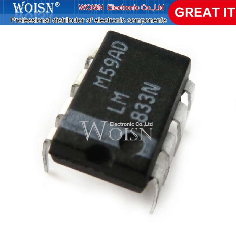 10pcs/lot LM833N LM833 DIP-8