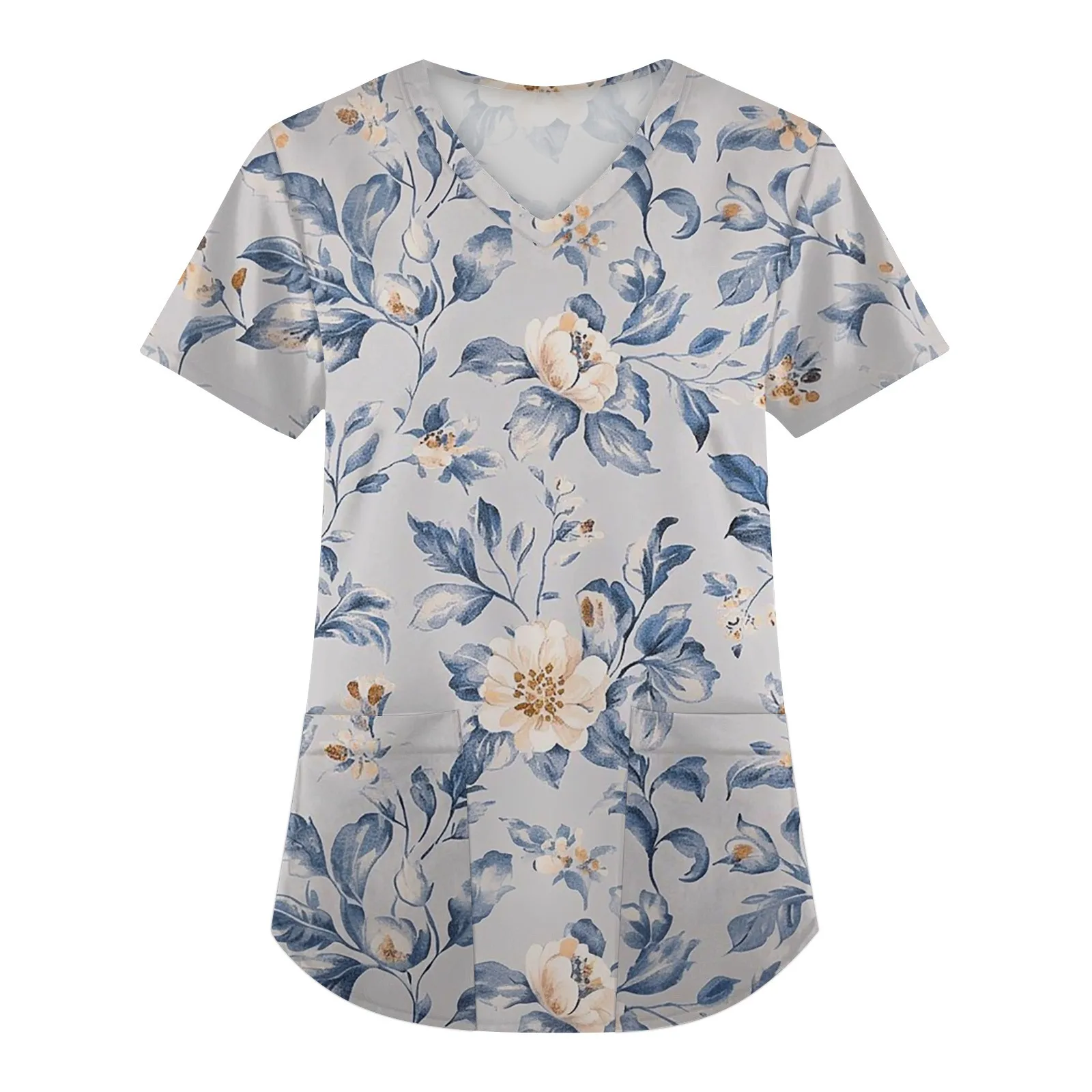 زي مستشفى السريري للنساء، قميص للتمريض السريري بأكمام قصيرة، زي عمل للممرضات، ملابس صحية للأطفال