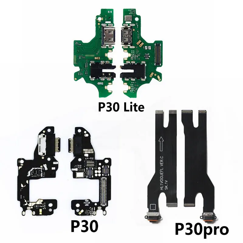 New USB Charge Board & Microphone Module For Huawei P30 P20 Pro P10 P9 Plus Mini P8 Lite 2017 Charging Port Dock Flex Cable