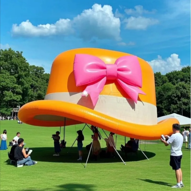 Inflatable Simulation Hat Air Model Large Outdoor Shading Camping Advertising Creative Spring and Summer Atmosphere Beauty Chen