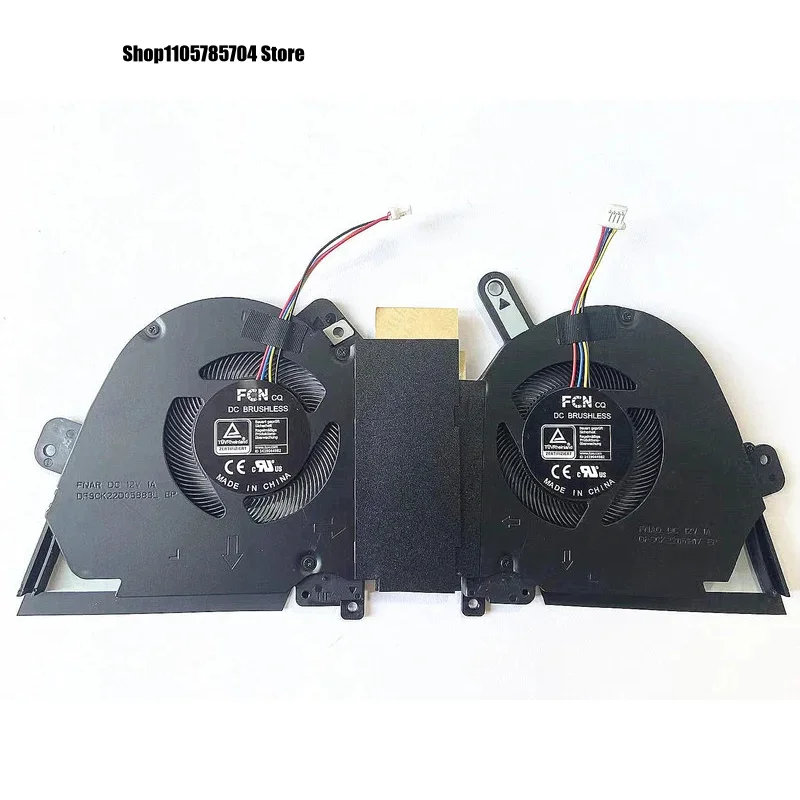 DL 12V New CPU GPU Cooling Fan For Asus TUF Gaming Dash F15 FX516 FX516P Air RTX3070 Laptop Cooler Fan