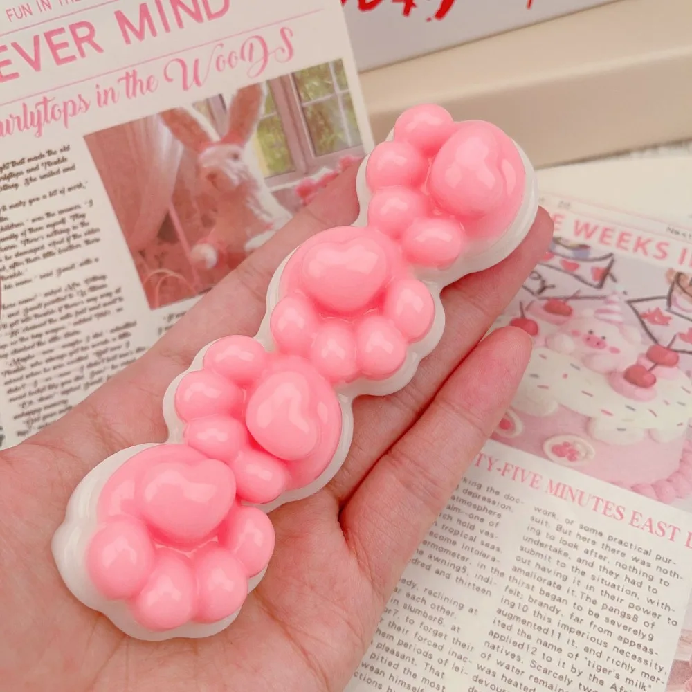 Super Soft Cat Paw Pinching Toy TPR Stress Relief Squeeze Cat Paw Toys Slow Rebound Sticky Pinching and Decompressing Toy