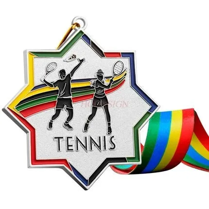Octagon Tennis Medal Billiards Table Tennis Ball Adult and Children's Medal