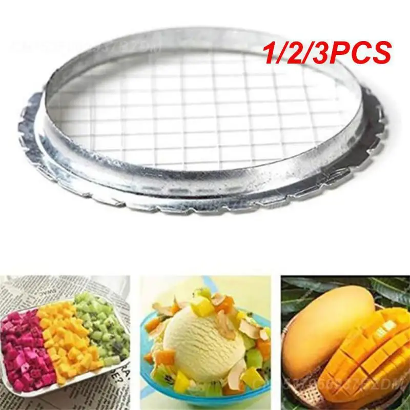 1/2/3PCS Stainless Steel Egg Slicer Cutter Cut Egg Device Grid For Vegetables Salads Potato Mushroom Tool Chopper Kitchen