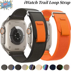 Nylon Trail Loop Strap For Apple Watch Ultra 3 49mm Series 11 10 9 8 7 45mm 41mm 42mm 46mm Sports Wristband iWatch 6 5 4 SE Band