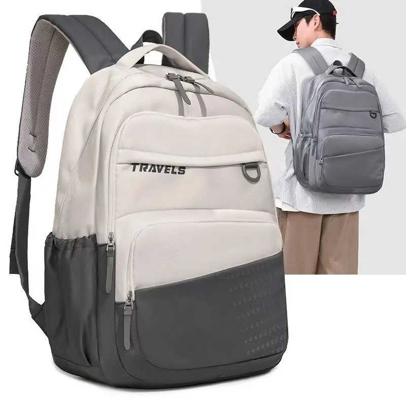 New Leisure School Bag Boy Girl Middle High Student Shoulder Travel Backpack Large Capacity Light Water Proof Mochila Escolar