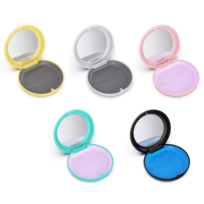 【Y】1pc Braces  Case Dental Retainer Box Case Magnetic Aligner Mouth Guard Container For Teeth Travel False Denture Boxes