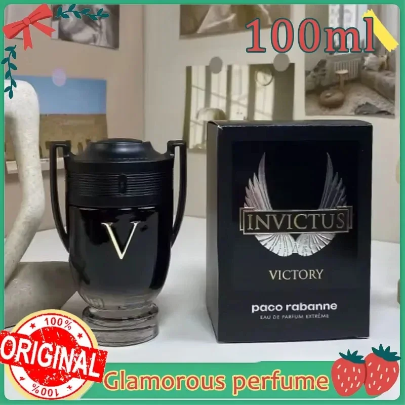 100 مل 3.4FL.OZ عطر أكوا INVINCIBLE للرجال EDP، نوتات وودي المائية، رذاذ عطر المحيط الطازج هدية للرجال #1