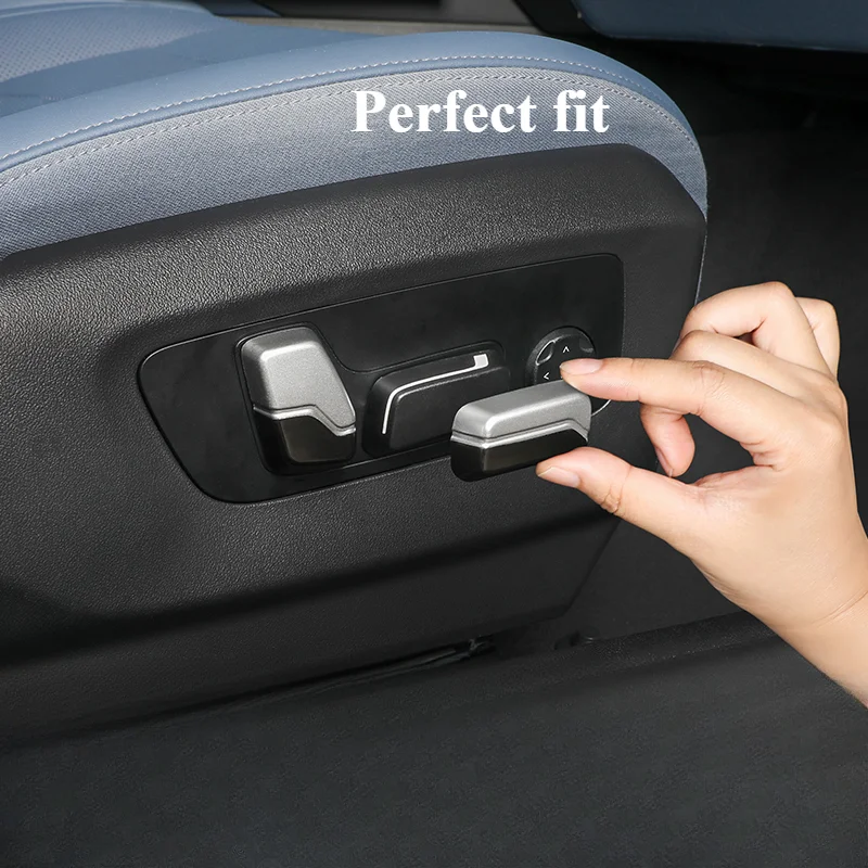 غطاء زر تعديل المقعد مضاد للخدش ، زر التبديل الزخرفي ، ملصق واقي ، بي دبليو 5 سلسلة i5 ، G60 ، ABS