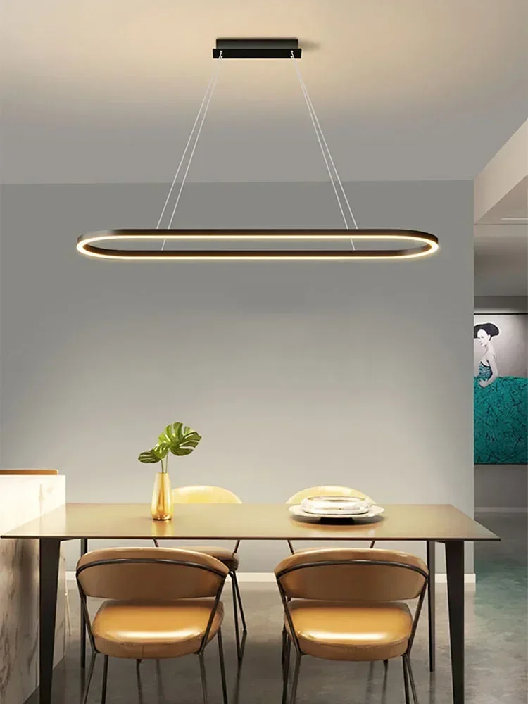 DINDALLED moderne LED-hanglamp voor woonkamer eetkamer slaapkamer restaurant ophanging kroonluchter binnenverlichtingsarmaturen - afbeelding 2