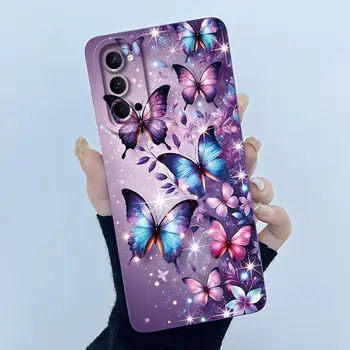 Silikonový kryt pro Oppo Reno 4 Pro, módní jednoduchost, květinový vzor, měkký, tekutý, s motivem motýla, pro Oppo Reno 4 Pro 4G 5G, nárazník 10 nejlepší prodej Pouzdro pro OPPO Reno4 5G - №2