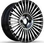 14 Inch OEM Sport Alloy Wheels Black Silver Blade Radiating Spoke For Mini Hatchback Compact Car 4x100 Rims