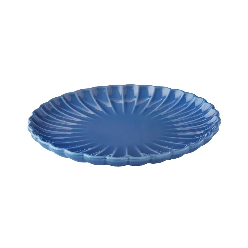 Colette Stoneware Salad Plate, Blue