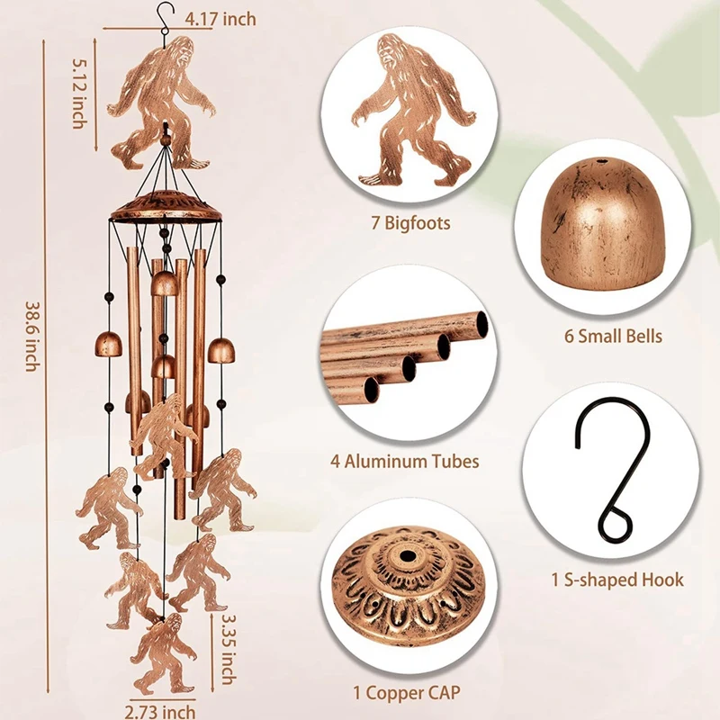 Wind Chimes for Outside,Metal Windchimes Outdoors,Garden Decor, for Outdoor Areas, Patio or Yard, Chimes Retail