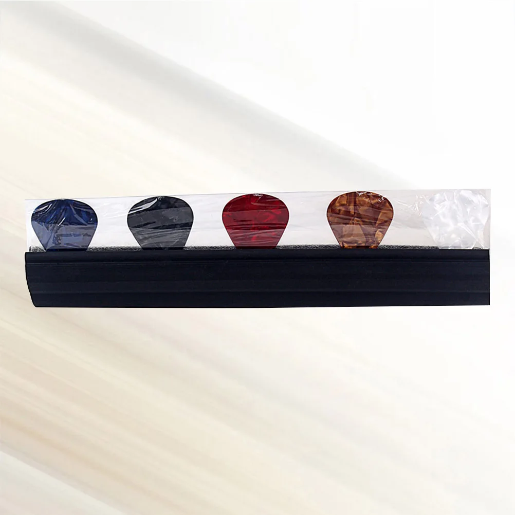 

Pick Clip Holder Guitar Thick Picks for Acoustic Instrument Parts Stand Clamp with Plectrum