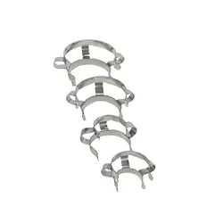 14# 19# 24# 29# 34# 45# Joints 304 Stainless Steel Lab Cone-shape Clamp Clip For Glass Adapter