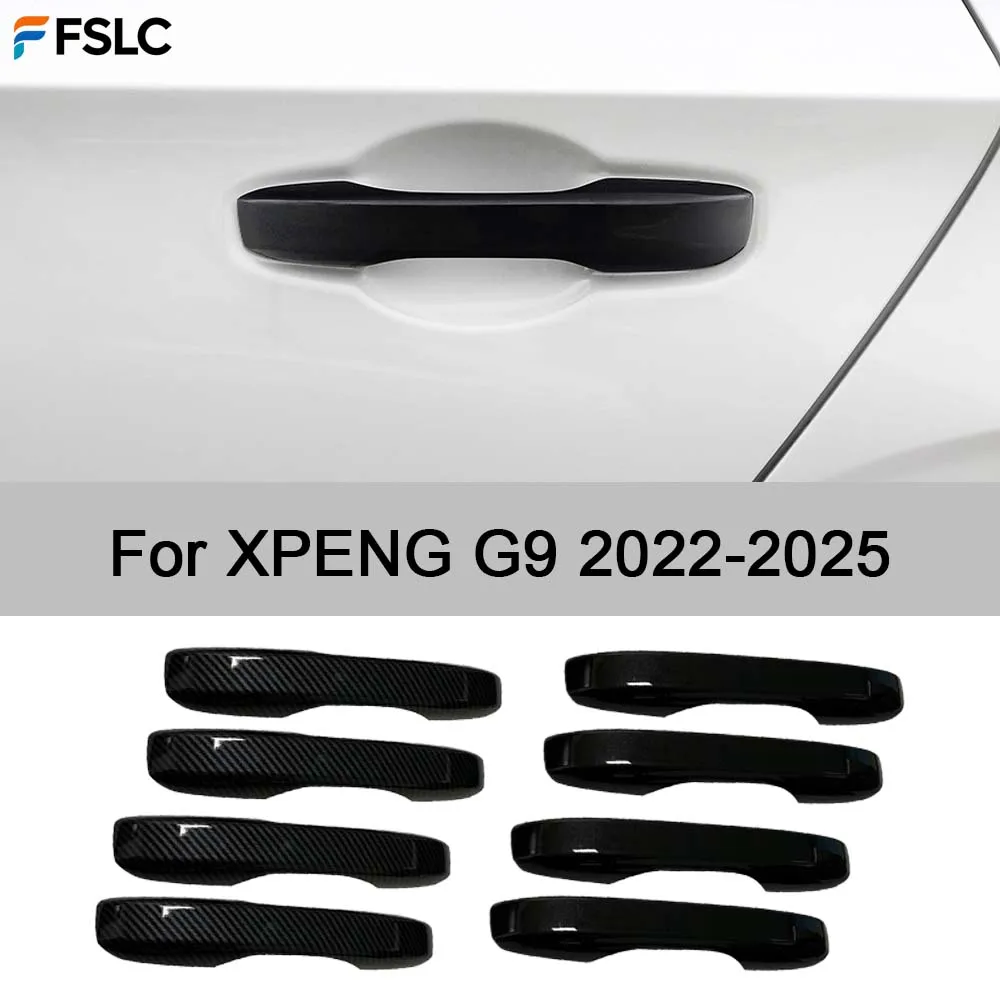 ⭐Genuine⭐ For Honda Civic 11th Gen 2022-2024 Carbon Fiber Style Door Handle Cover Trim With Keyless Entry Exterior Car Decor
