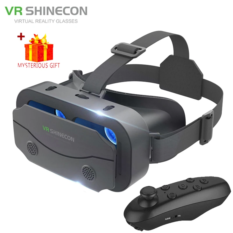 Virtual Reality VR Glasses Headset Viar Devices Helmet 3D Lenses Smart Goggles For Smartphones Phone Mobile Gogle Game Accessory