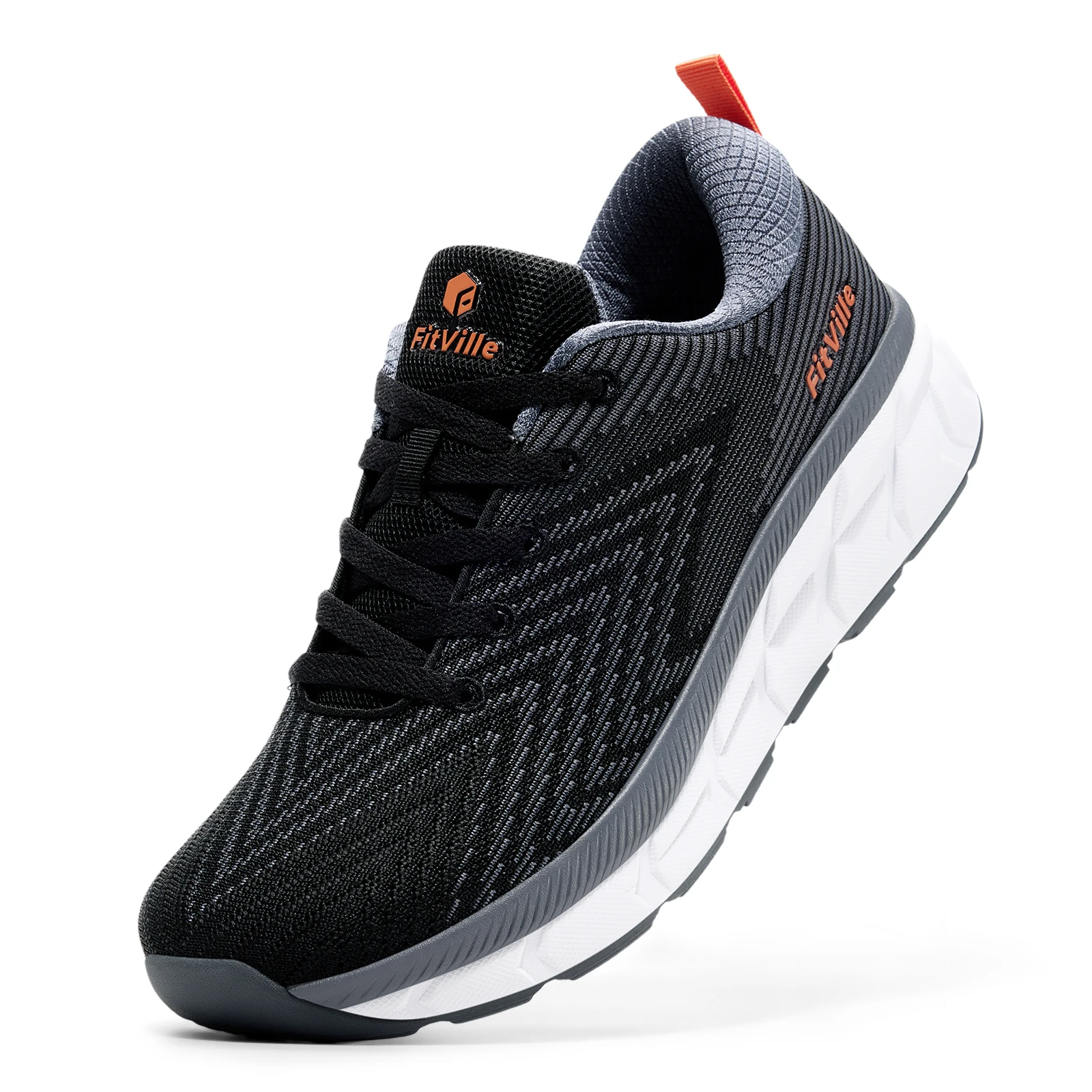 FitVille Herren-Sneaker mit weitem Schnitt, leichte Turnschuhe – Detail 7