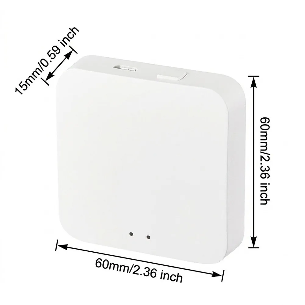 60*60*15mm Compact Bluetooth-compatible Hub For TUYA Network WiFi Bridge= Wireless Control Center For Smart Home 128 Devices