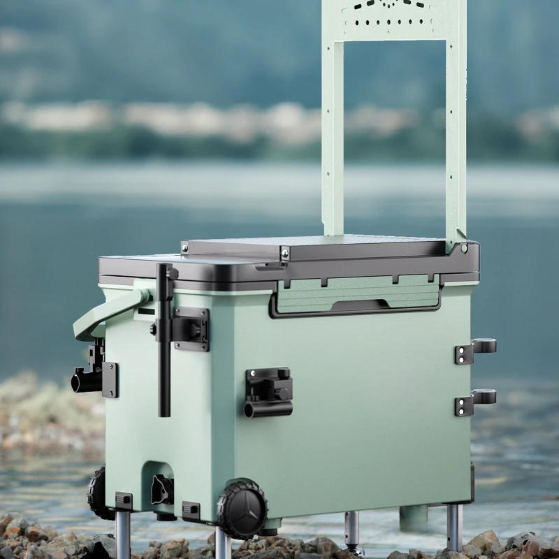

A full set of 26-liter small fishing box, lightweight and multi-functional 2025 sets of fishing box and barrel fishing gear