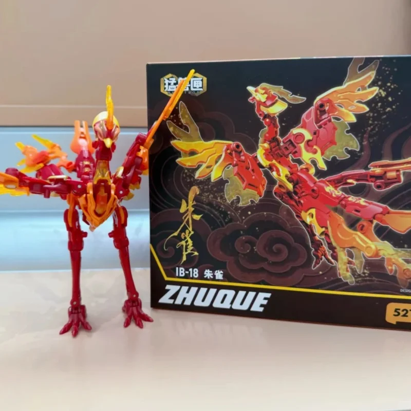 New Genuine 52toys Beastbox Ib 18 Zhuque Deformation Toy Assembled Model Mecha Trendy Collectible Gift For Hobbyists In Stock