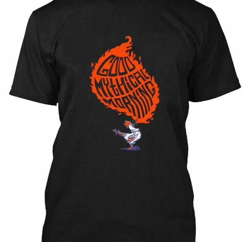 New Good Mythical Morning Chicken Cotton Man Woman T Shirt Size S To 5Xl