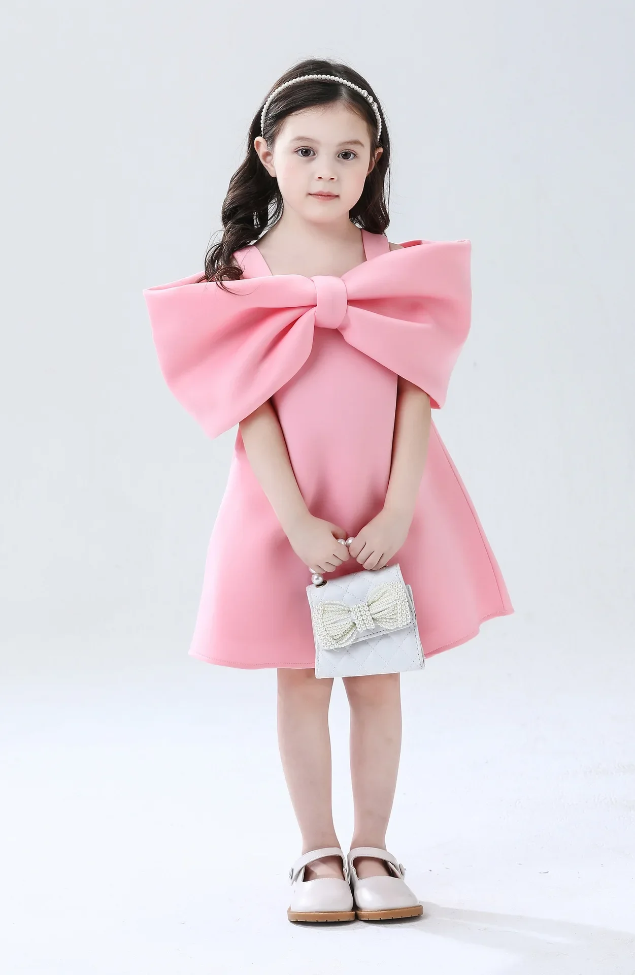 2023 Kids Fashion High End Evening Gown Children's Model Show Birthday Baptism Eid Feast Girl Dresses