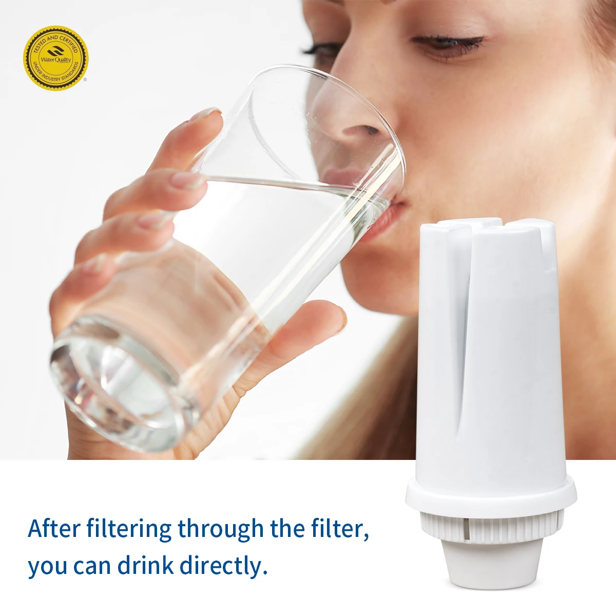 Water Filter for Brita Water Filter, Brita Pitcher Filter Standards Grand, Lake, Capri, Wave Classic 35557, Mavea 10700