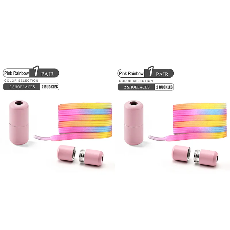 Variant: 2pairs-Pink Rainbow