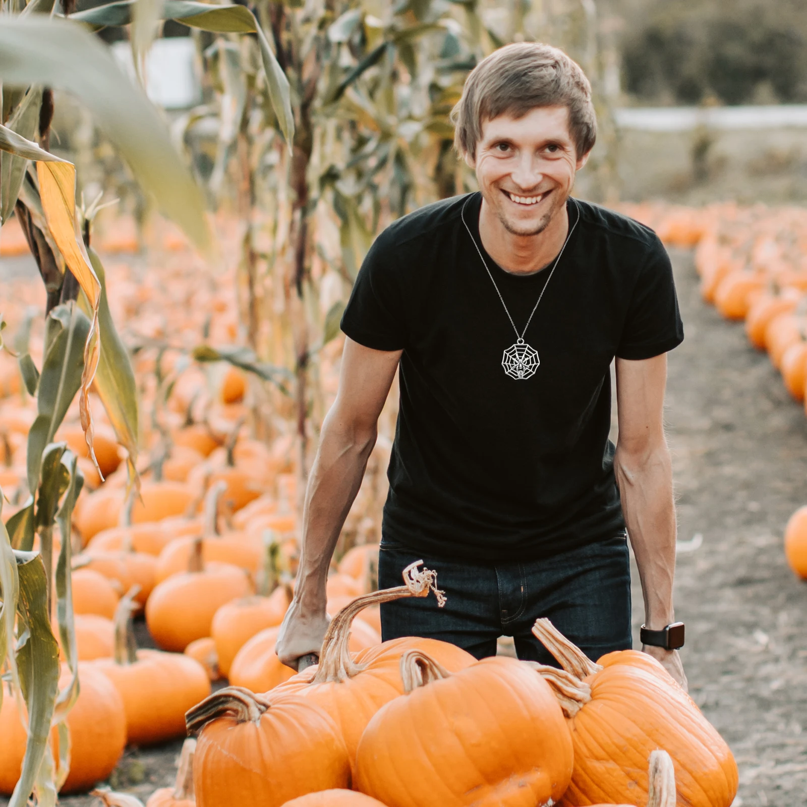 

100 шт., серебряная цепочка, аксессуары, тонкая работа, ювелирные изделия на Хэллоуин для женщин, кулон «сделай сам», подарок на вечеринку