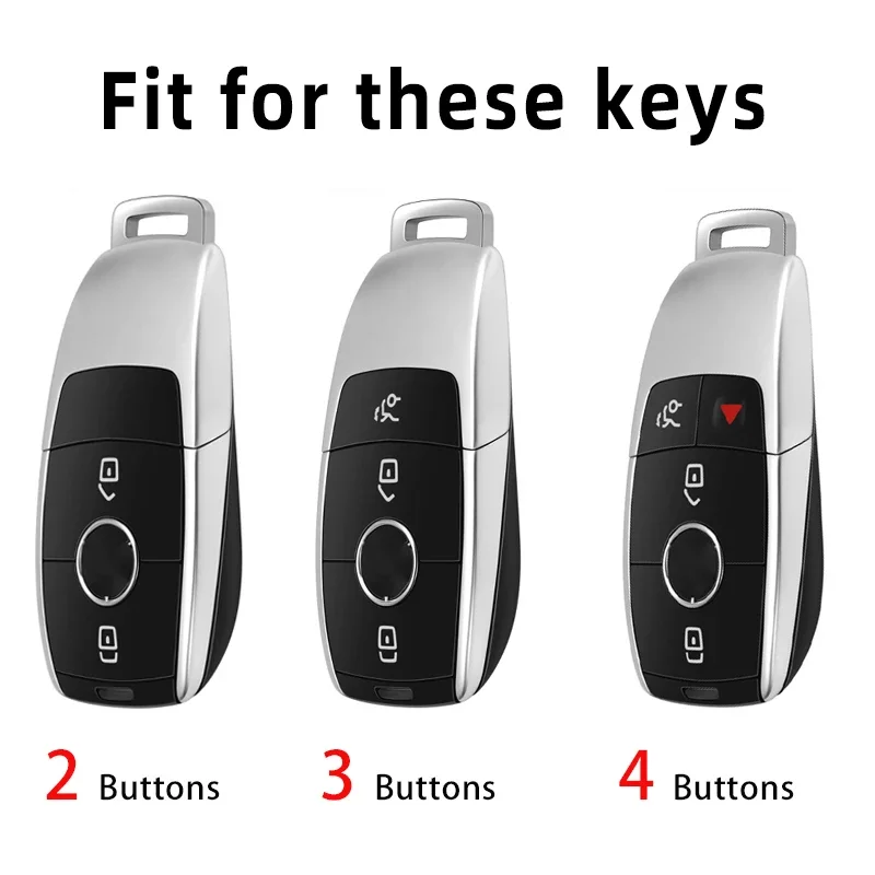 TPU Car Remote Key Case Cover For Mercedes Benz W177 W205 W213 W222 X167 AMG A C E S G Class GLC CLE CLA Shell Protector Holder