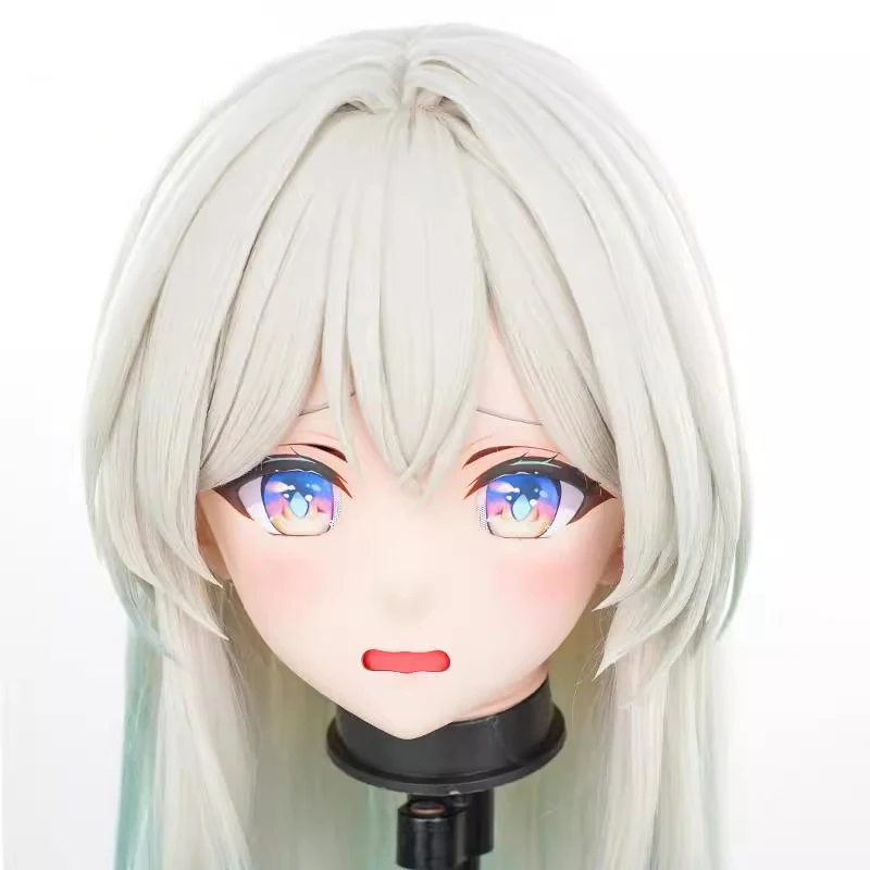 Handmade Customize Full Headband Lock Masks Doll Cartoon Character Cosplay Kigurumi Masks Resin Japanese Anime Kigurumi Masks