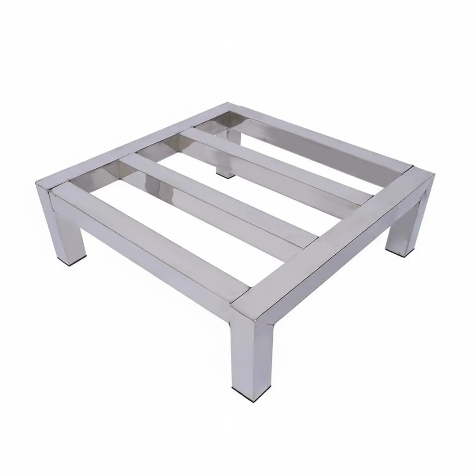 Heavy Duty Stainless Steel Shelf Multipurpose Floor Stand Anti Vibration Base for Air Conditioner Tank