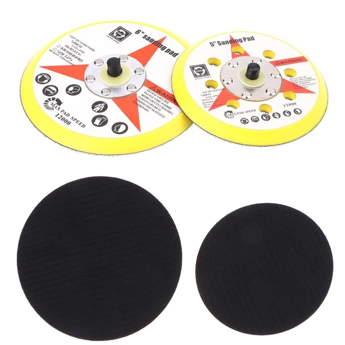 High Quality 5/6 Inch Thread Hook Loop Back-up Sanding Pad Polishing Sanding Pad Sander Backing Plate Grinder Power Tools