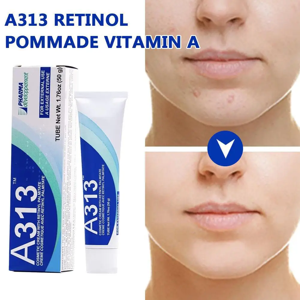 Crème pour le visage au rétinol pomade V A Night Mouchanger, A313, réduit les ridules, raffermit et lifting, adoucit et hydrate la peau en profondeur, 50g