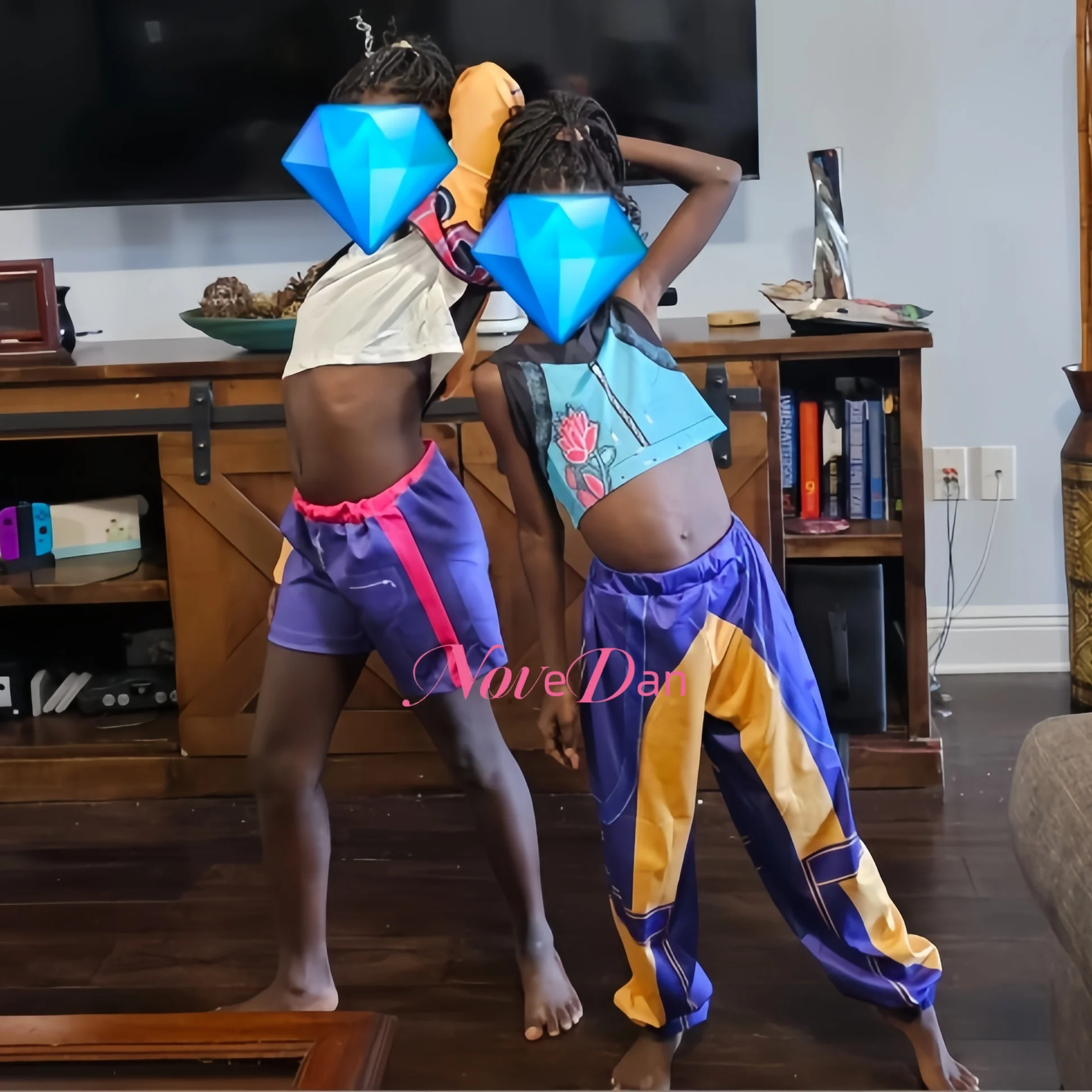 KPop رومي ميرا زوي شيطان الصيادين الاطفال تأثيري حلي الطفل هنتركس فستان للفتيات لعب الأدوار كرنفال حفلة عيد الميلاد زي #4