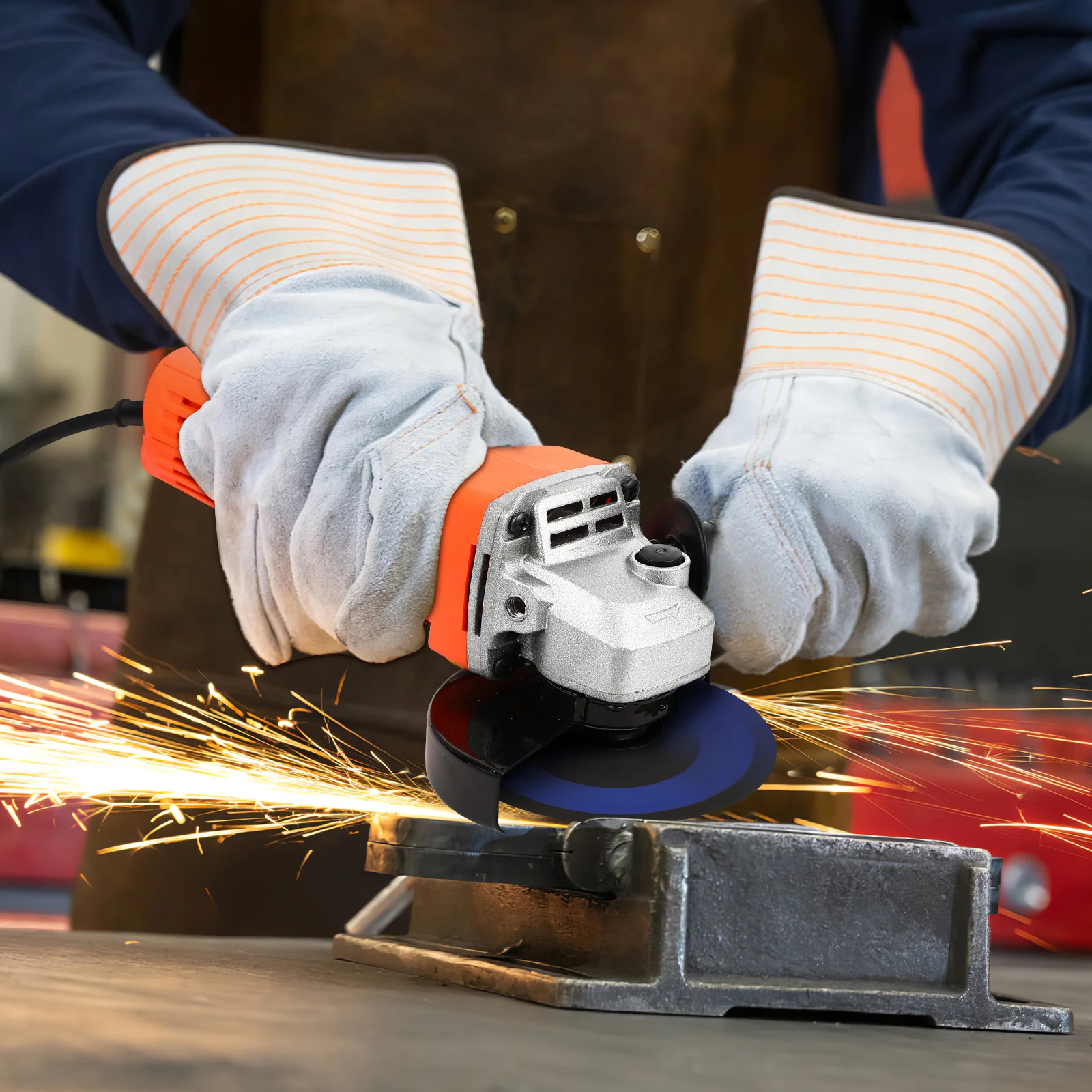 زاوية طاحونة أداة كهربائية محرك نحاسي قوي منخفضة الضوضاء آلة تلميع ساندر طحن المواد الخشبية مقبض مساعد