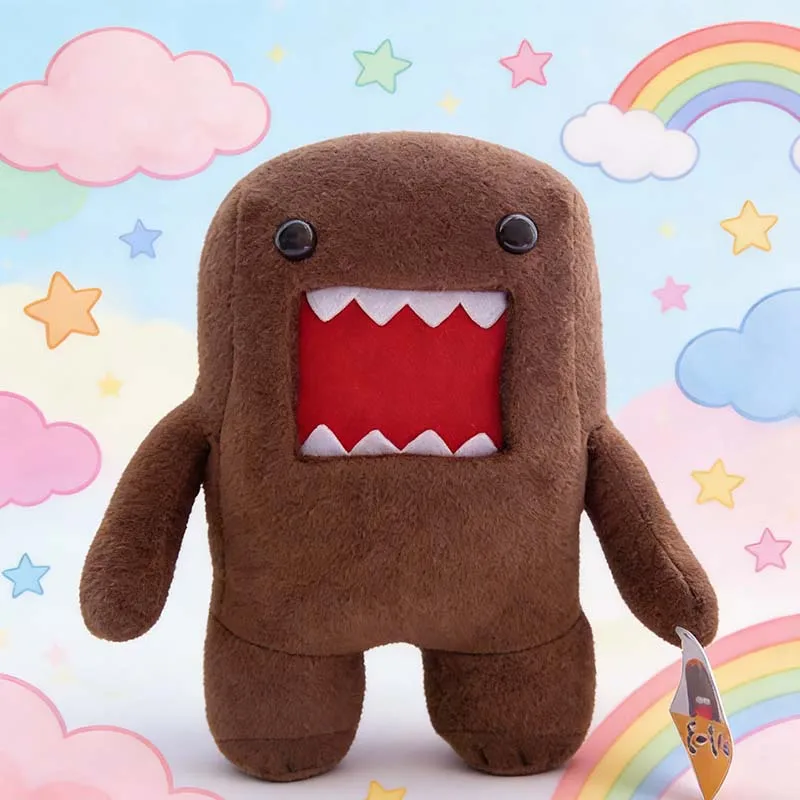 Peluche Kawaii Domo Kun, jouet en peluche mignon, figurine de dessin animé, cadeau pour enfants pour un anniversaire, Noël ou une fête