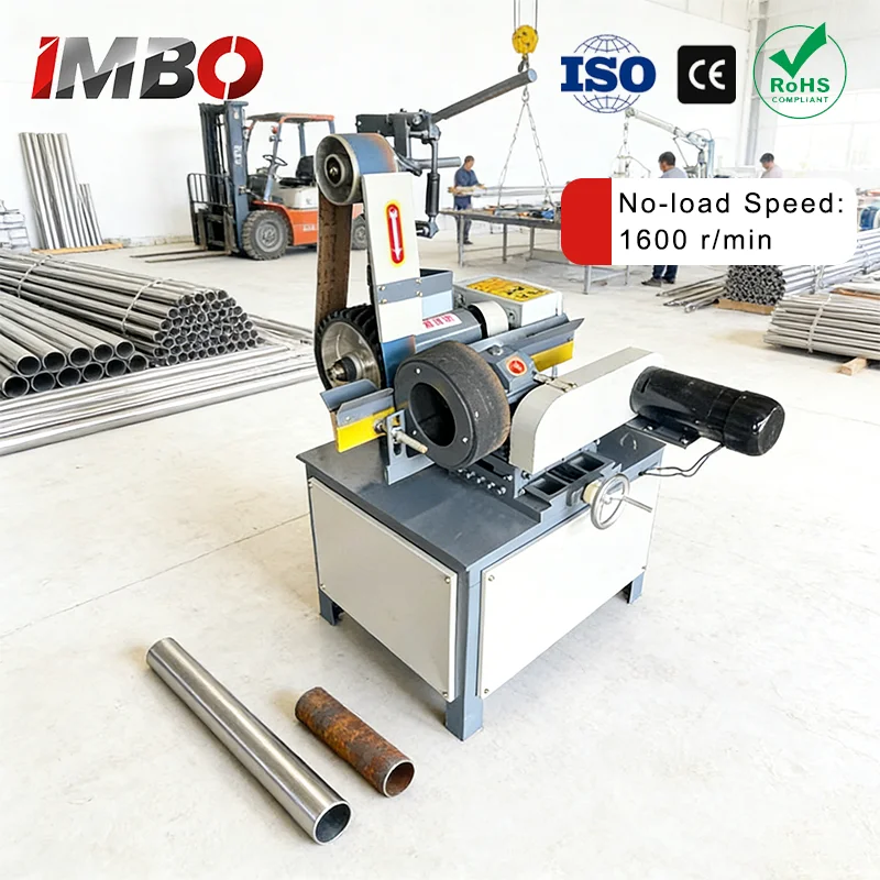 Stainless Steel round Tube Polishing Machine Centerless External Grinding Wire Drawing Polishing Machine rust removal polishing