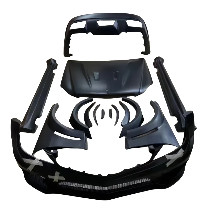 

High quality, low price for the Two-door C63 Modified PD Wide Body Large Surround Front bar Leaf Cover Rear Bumper