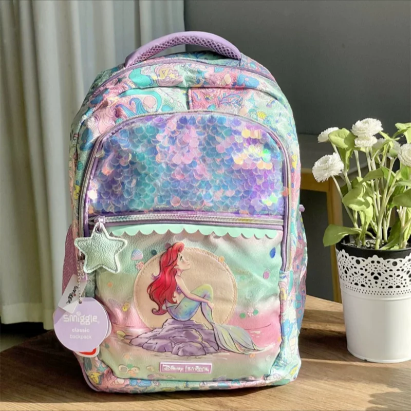 La nuova borsa da scuola per studenti per bambini Smiggle autentica dell\'Australia di grande capacità riduce il carico Zaino per cartoni animati