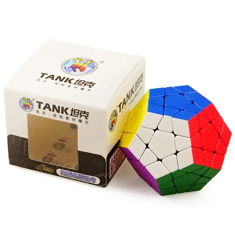 [Picube] SengSo Tank Megaminx Five Shengshou Cube Color 3rd Order 5  Cube Alien Student Educational Children's Toy Solid Color