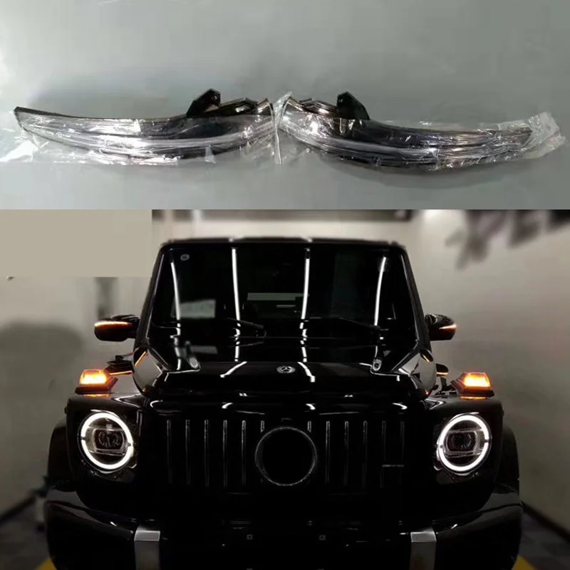 For W464 W465 G Class HLA Original Black Lights Set Multibeam LED Geometric Head Lamp for 2019- 2025 G400D G500 G63 Auto Parts