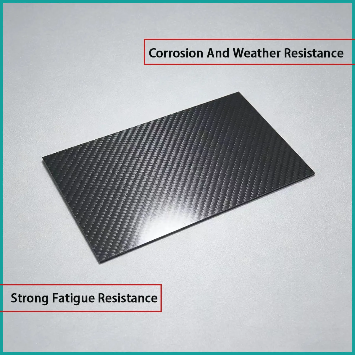 0.2-8mm thick twill glossy 3K carbon fiber board for aerospace, high-end equipment, drones, medical devices, etc