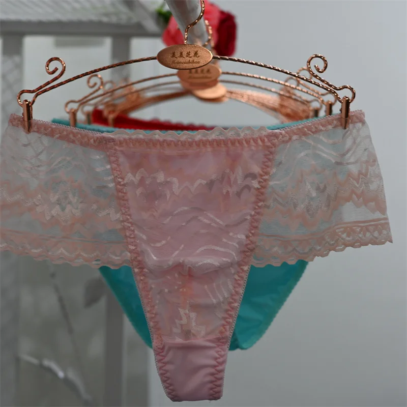 Men Sexy Floral Lace Pouch Panties T-back Thong Bikini Briefs G-String Thongs Lingerie Gay Low Rise Underwear jockstrapmen sissy