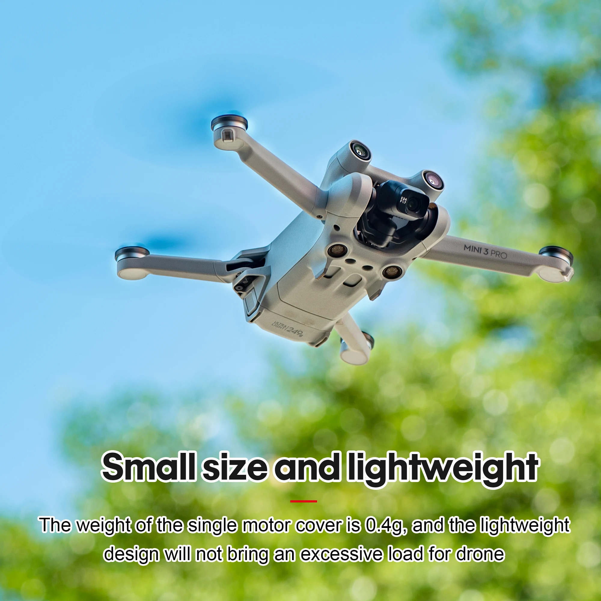 Propeller Motor Protection Cover for DJI Mini 3 PRO Drone Accessories Blade Engine Protective Cover ABS Dust-proof Cap