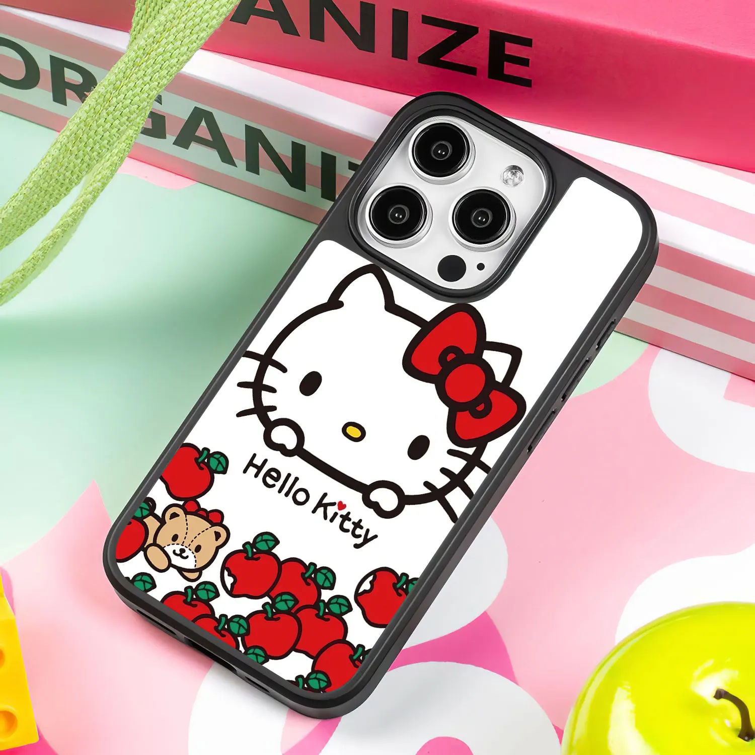 

Hello Kitty phone case for iphone 16 15 14 plus 13 12 11 pro max cover Luxury Anti drop funda tide cat cases souvenir carcasa