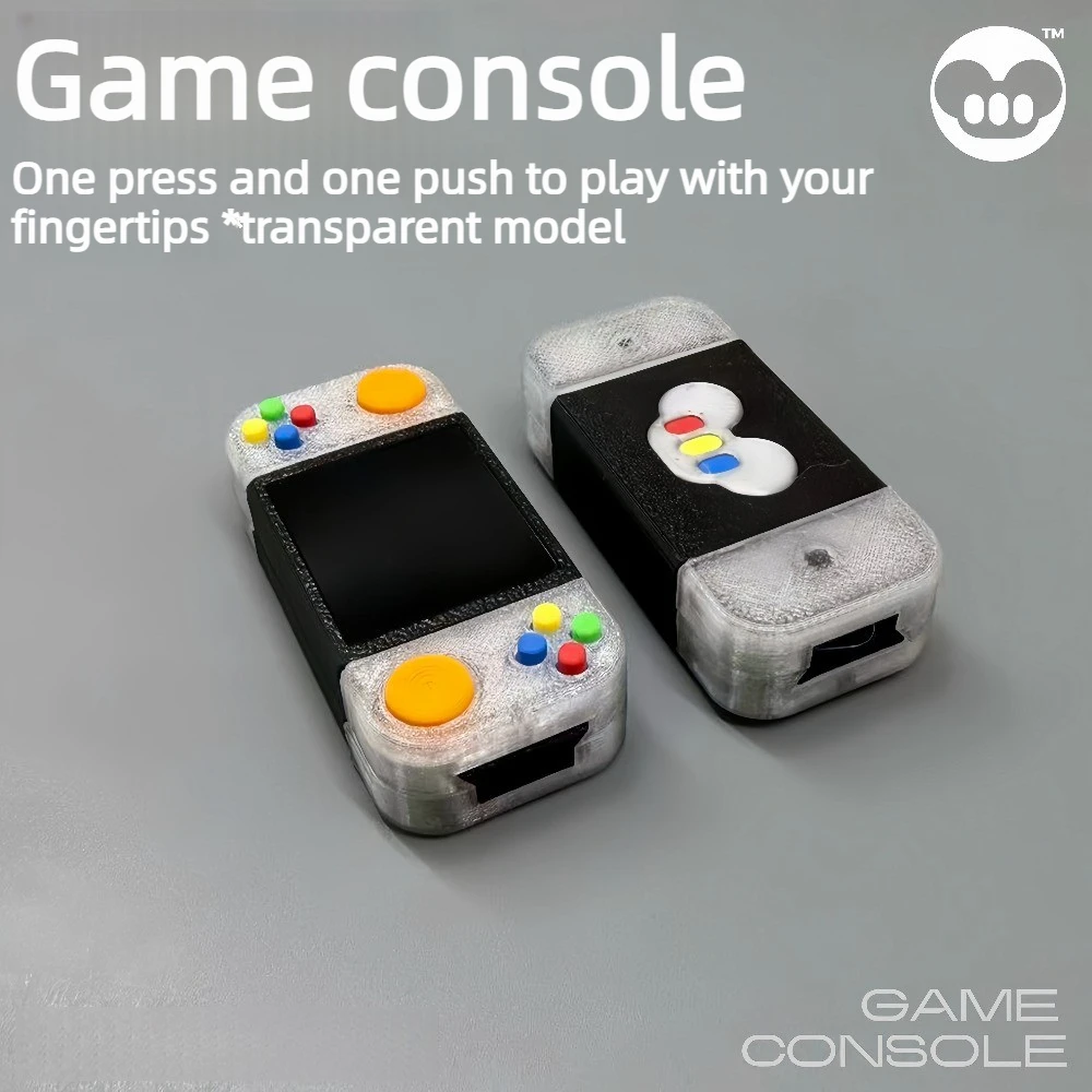 PokejoyEDC 3D Printed Game Console: A Push-to-Push Fingertip Card Pushing Toy for Stress Relief